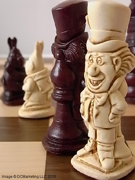 Alice In Wonderland Plain Theme
 Chess Set